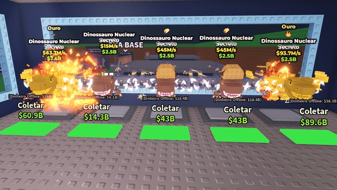 5 Nuclearos Dinossauro